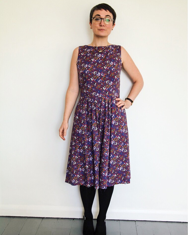 Free pattern + car boot sale fabric = bargain!