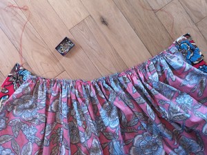 Nina Lee Kew skirt gathered